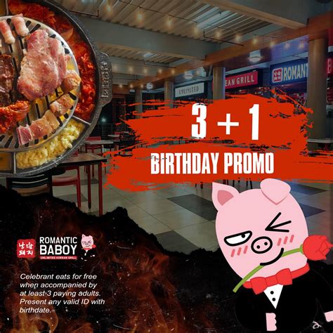 romantic baboy birthday promo 2024|Celebrate your birthday with us in .